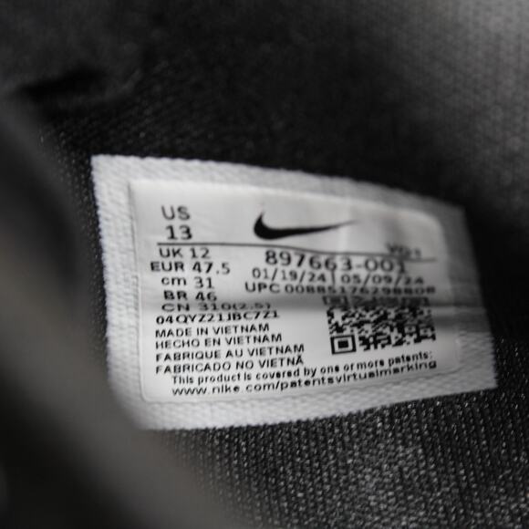 Nike Hyperdunk 2017 Low Black Metallic Silver 897663-001 Men's Shoes Size 13 New - Picture 10 of 10